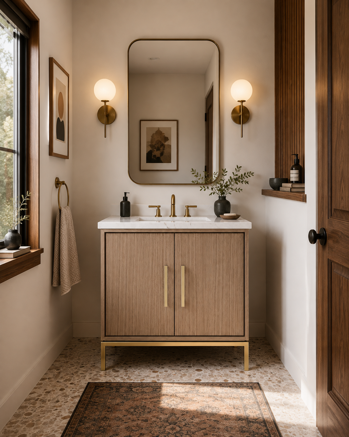 Rift White Oak Single Vanity