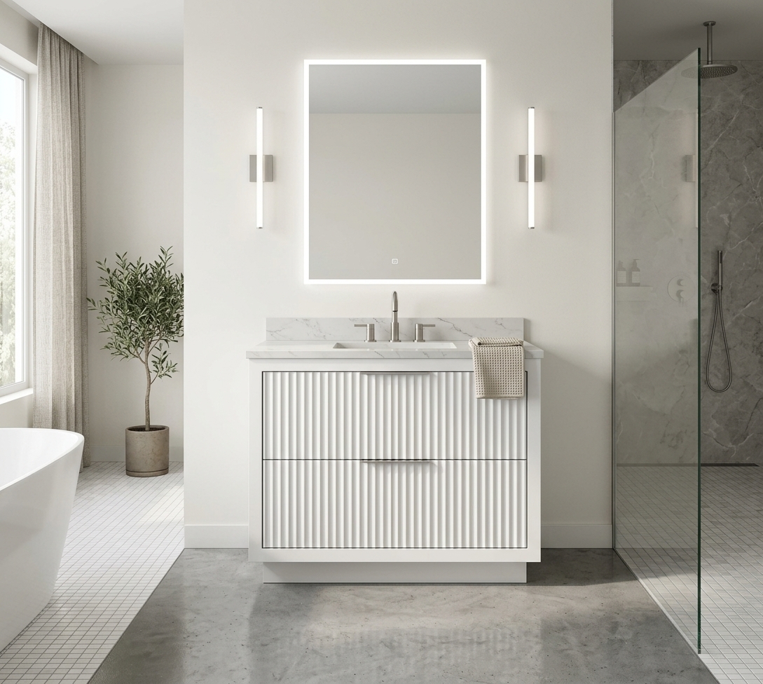 LeCrieú Two-Drawer Single Bath Vanity