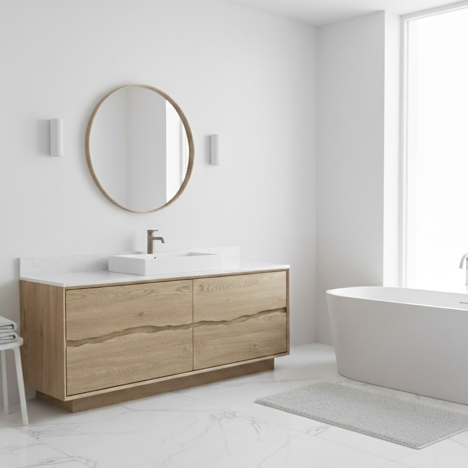 2025 bathroom vanity trends