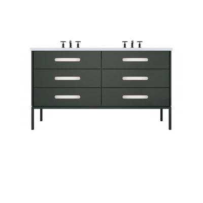 Ellis Double Drawer Bath Vanity