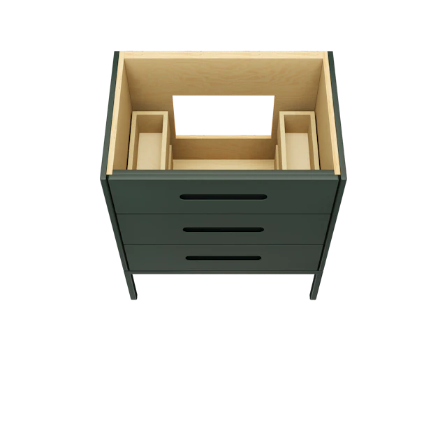Ellis 3-Drawer Single Bath Vanity - image 3 - base