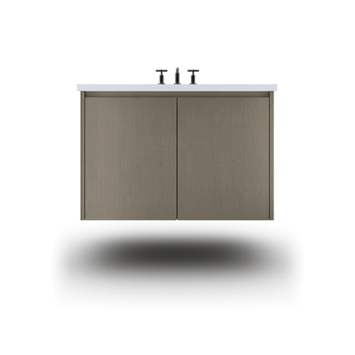 Gilded Single Bath Floating Vanity - Undermount Sink