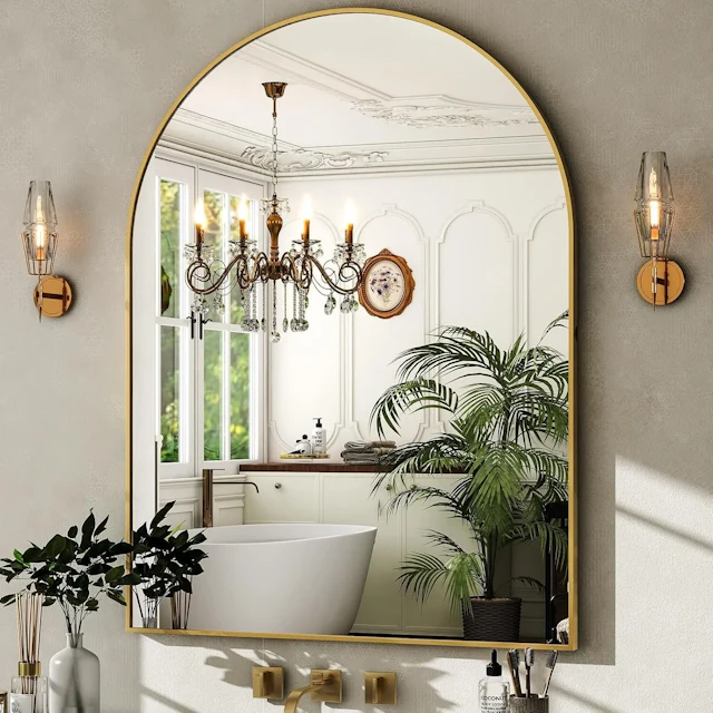 Arched Bathroom Mirror - angle 2 - other