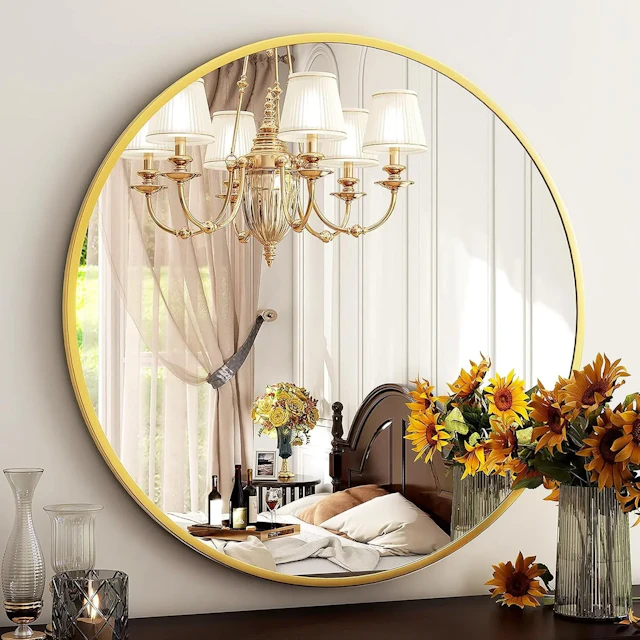 Bathroom Round Mirror - angle 1 - other