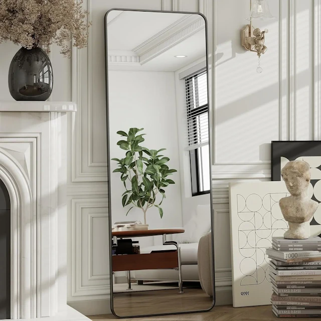 Rounded Corner Floor Mirror - angle 1 - other