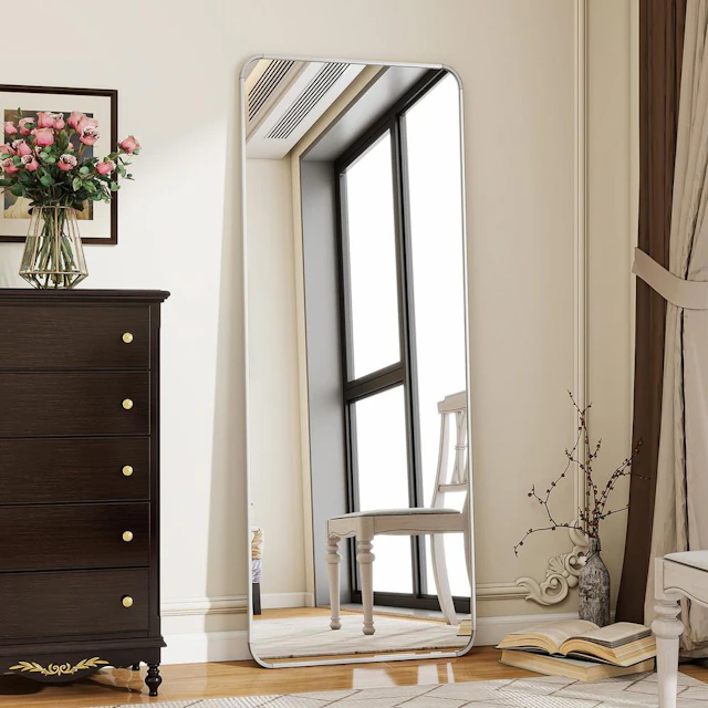 Rounded Corner Floor Mirror - angle 2 - other