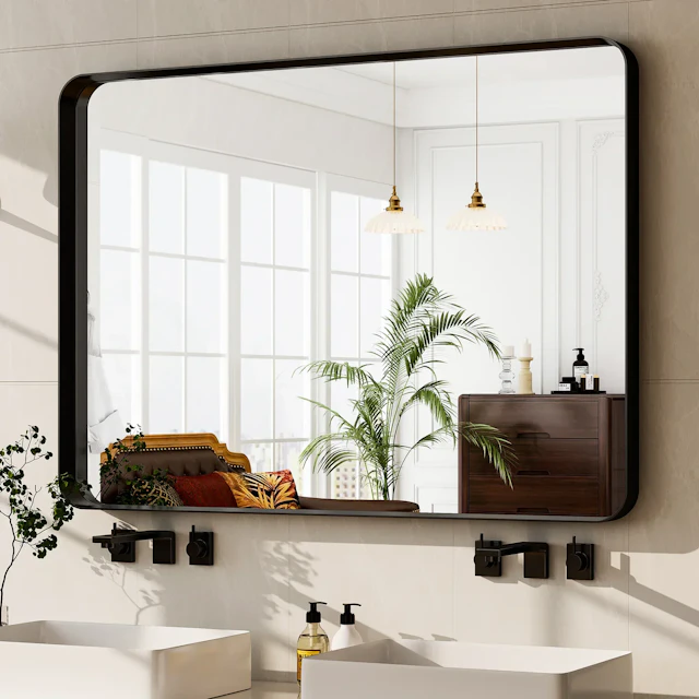 Deep Framed Wall Mirror - angle 2 - other