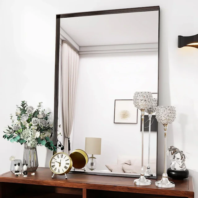 Wall Mounted Metal Frame Mirror - angle 1 - other