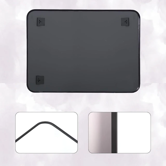 Wall Mirror with Rounded Corners - angle 10 - other