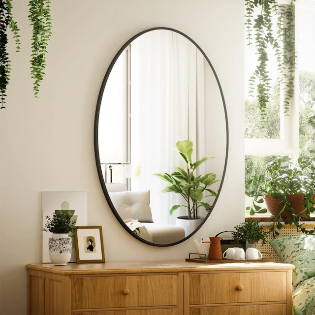 Oval Wall Mirror - angle 3 - other