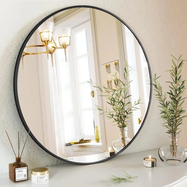 Bathroom Round Mirror - angle 1 - other