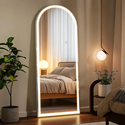 Arched LED Full Length Mirror