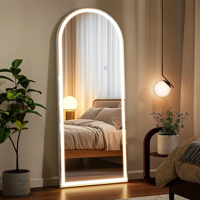 Arched LED Full Length Mirror - angle 1 - other