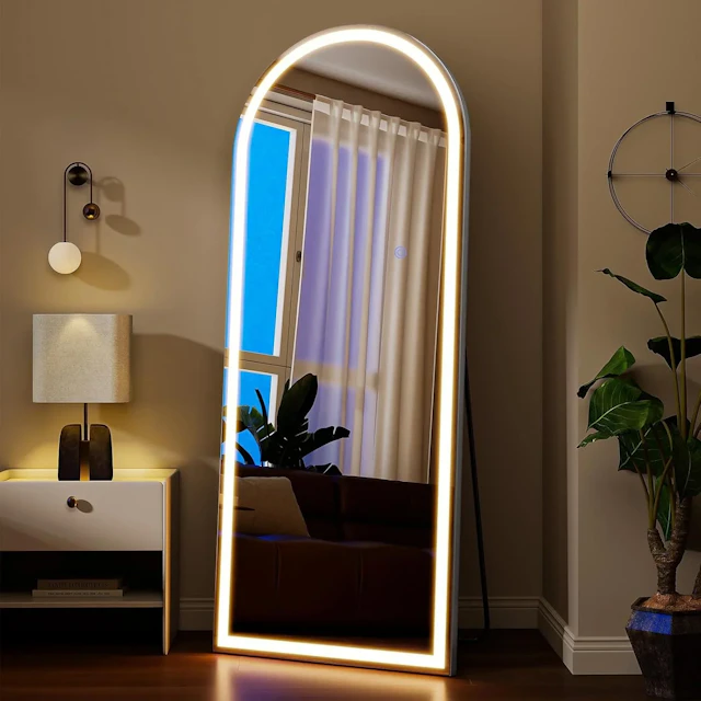 Arched LED Full Length Mirror - angle 2 - other