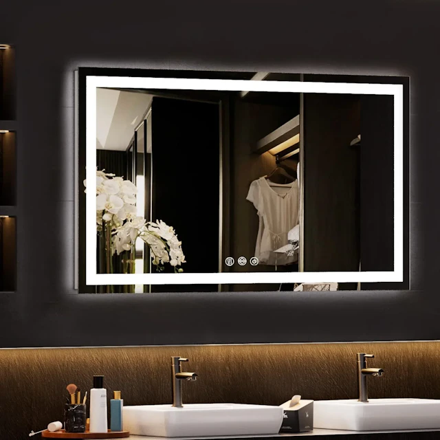Tempered Glass LED Bathroom Mirror - angle 14 - other