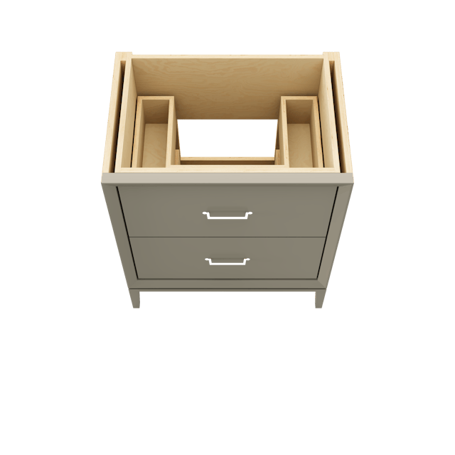 Alexandra Two-Drawer Single Bath Vanity - image 3 - base