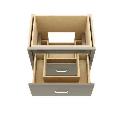 Alexandra Two-Drawer Single Bath Vanity - image 4 - base