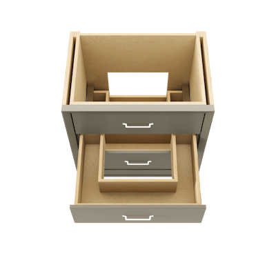 Alexandra Three-Drawer Single Bath Vanity - image 4 - base