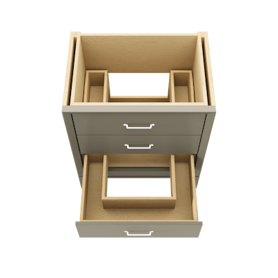 Alexandra Three-Drawer Single Bath Vanity - image 5 - base