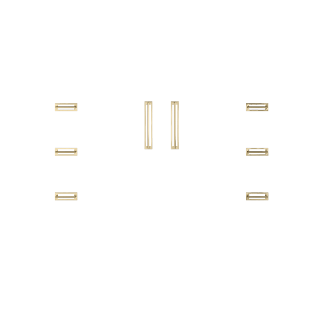 Avalon Single Extra Wide Bath Vanity - hardware