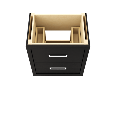 Avalon Two-Drawer Single Bath Vanity - image 3 - base
