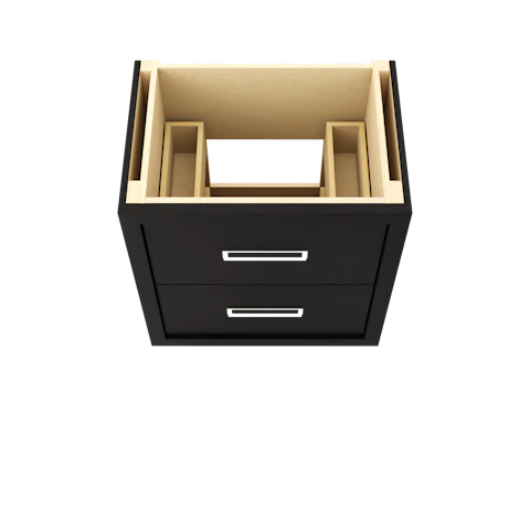 Avalon Two-Drawer Single Bath Vanity - image 3 - base
