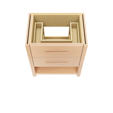 Boca 2-Drawer Single Bath Vanity - image 3 - base