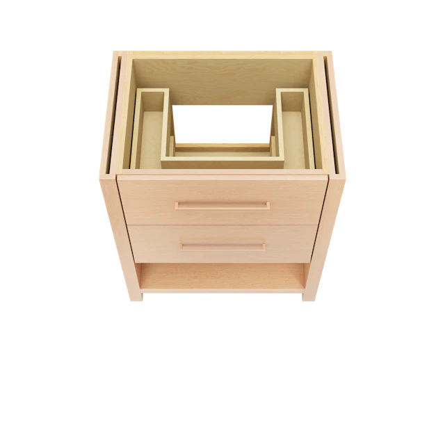 Boca 2-Drawer Single Bath Vanity - image 3 - base