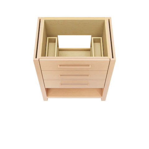 Boca 3-Drawer Single Bath Vanity - image 3 - base