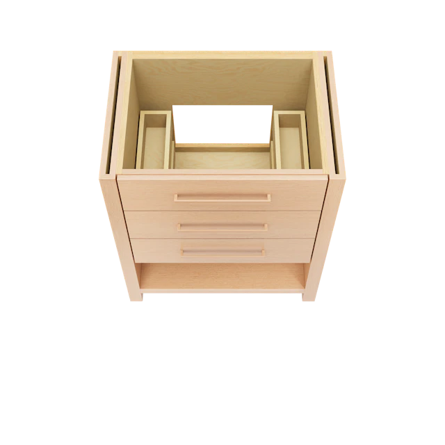 Boca 3-Drawer Single Bath Vanity - image 3 - base