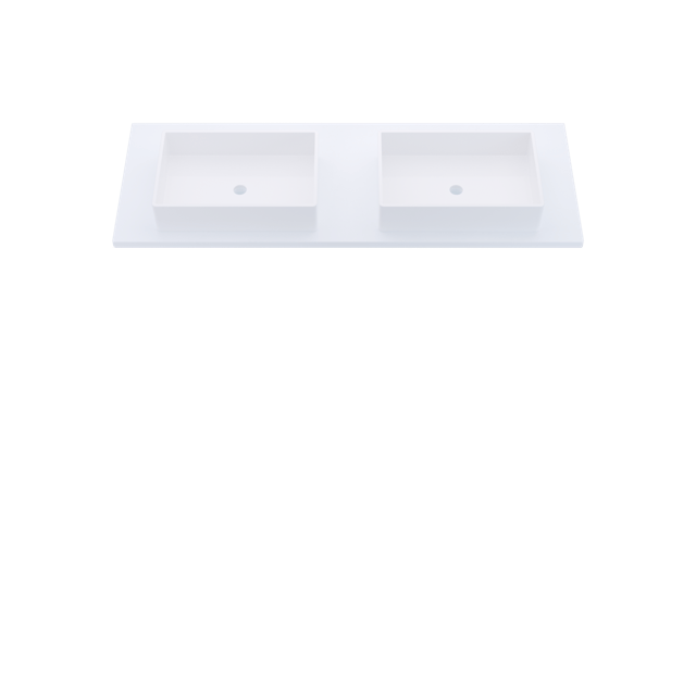 Silestone® Quartz Vanity Top - Double Vigo Centered Sink - image 3 - countertop