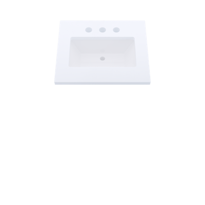 Silestone® Quartz Vanity Top - Single Rectangle Centered Sink - image 3 - countertop