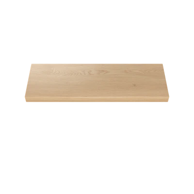 Plain Sliced Oak Floating Shelf