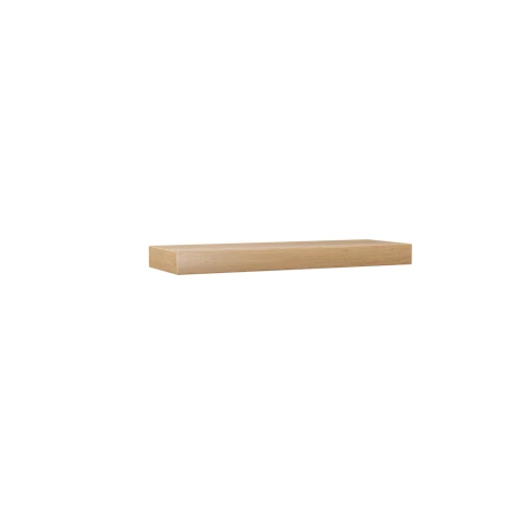 Plain Sliced Oak Floating Shelf - image 2 - other