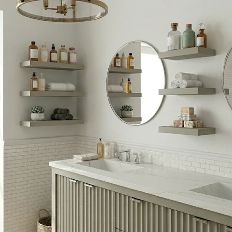 Painted Floating Shelf - image 4 - other