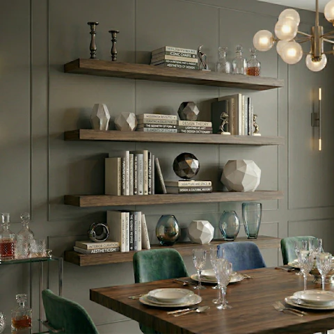 Rift White Oak Floating Shelf - image 7 - other