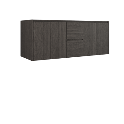 Gilded Double Bath Floating Vanity - image 2 - base