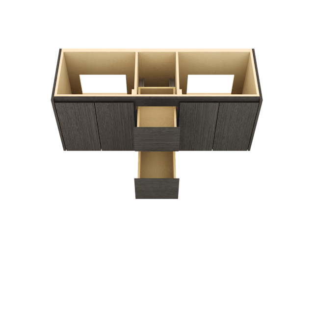 Gilded Double Bath Floating Vanity - image 4 - base
