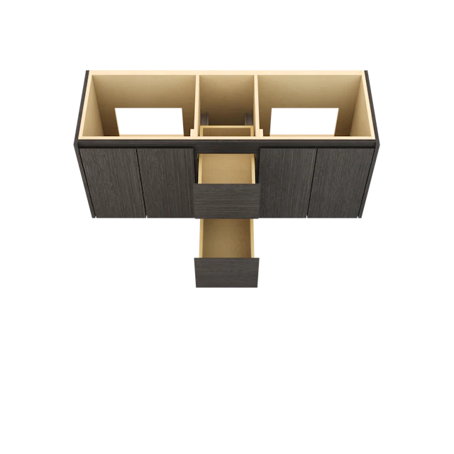Gilded Double Bath Floating Vanity - image 4 - base