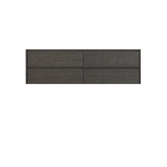 Gilded Double Drawer Bath Floating Vanity - Vessel Sink - image 1 - base