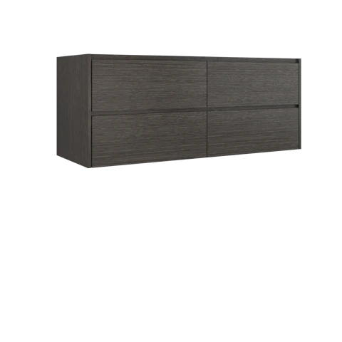 Gilded Double Drawer Bath Floating Vanity - image 2 - base