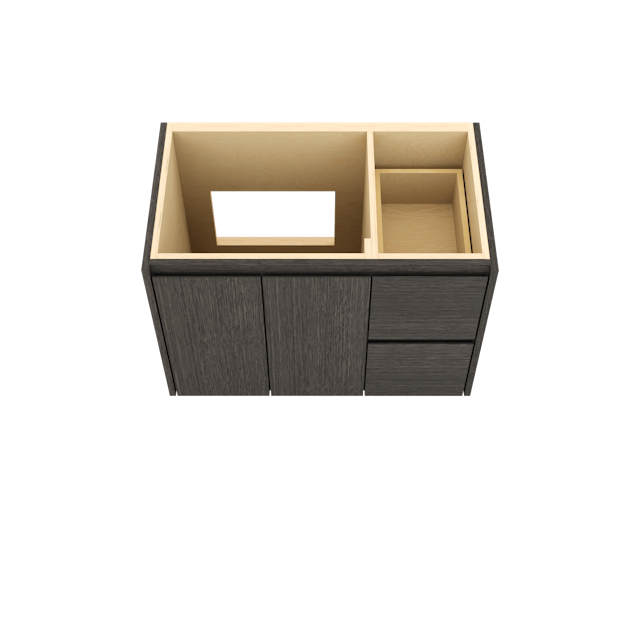 Gilded Single Left/Right Bath Floating Vanity - image 3 - base