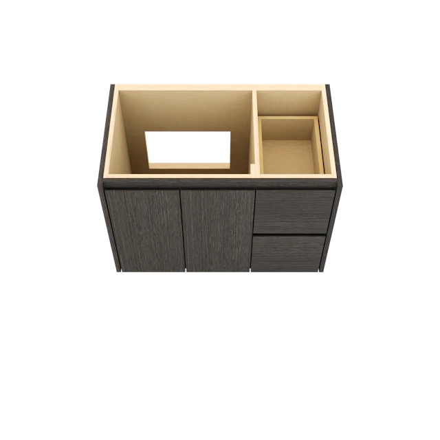 Gilded Single Left/Right Bath Floating Vanity - image 3 - base