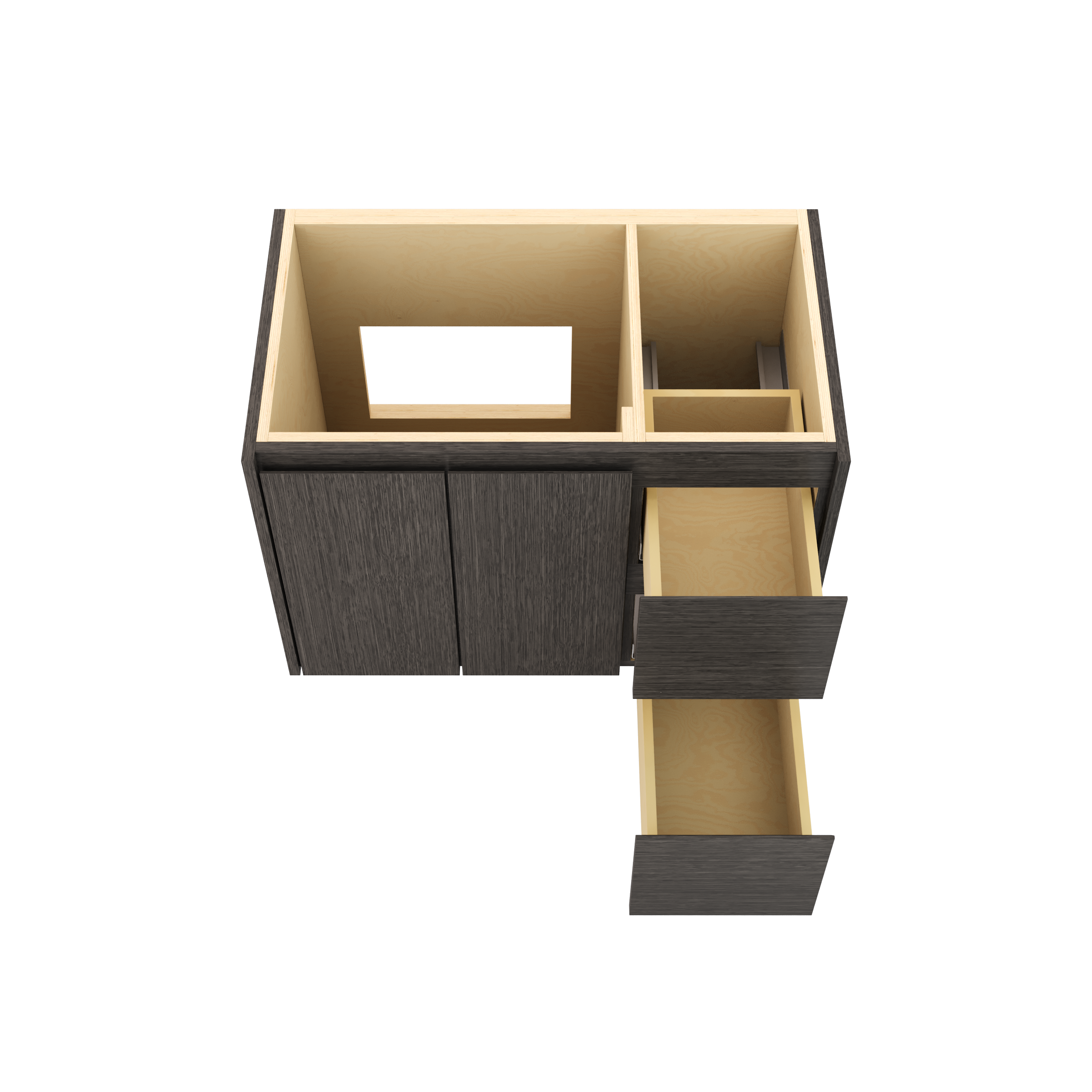 Gilded Single Left/Right Bath Floating Vanity - image 4 - base