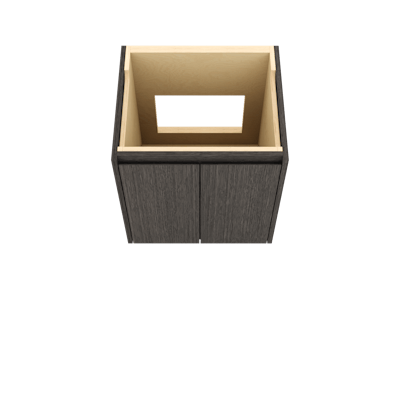 Gilded Single Bath Floating Vanity - image 3 - base