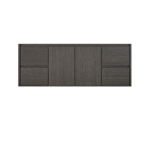 Gilded Single Extra Wide Bath Floating Vanity - Vessel Sink - image 1 - base