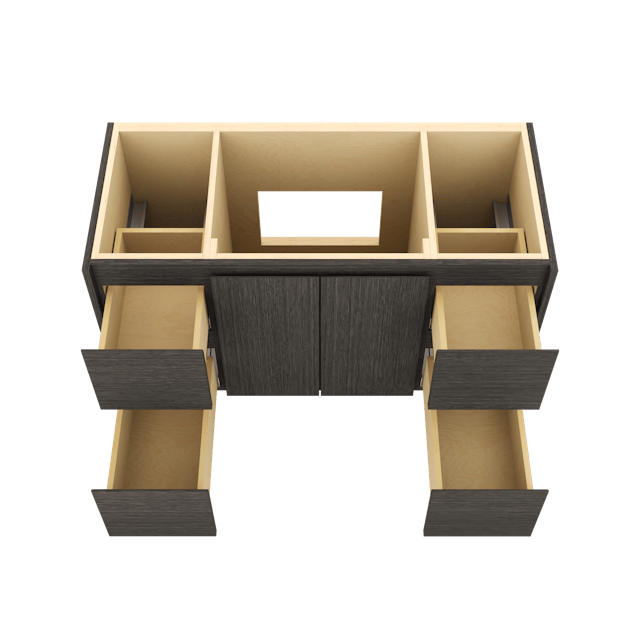 Gilded Single Extra Wide Bath Floating Vanity - image 4 - base