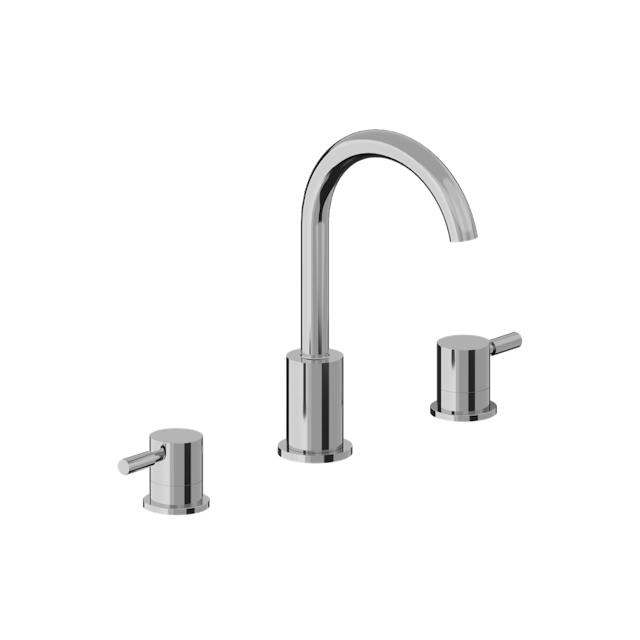 Three Hole 8" Widespread Two Handle Bathroom Faucet - image 1 - other