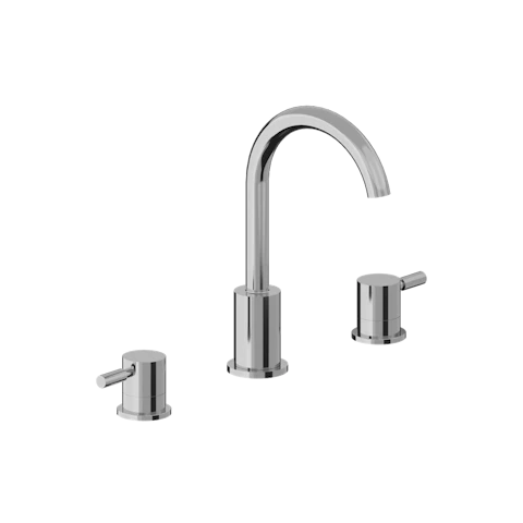 Three Hole 8" Widespread Two Handle Bathroom Faucet - image 1 - other