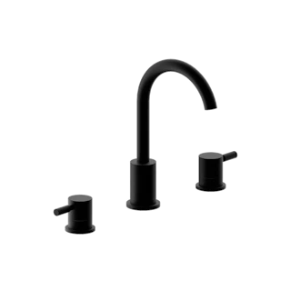 Three Hole 8" Widespread Two Handle Bathroom Faucet